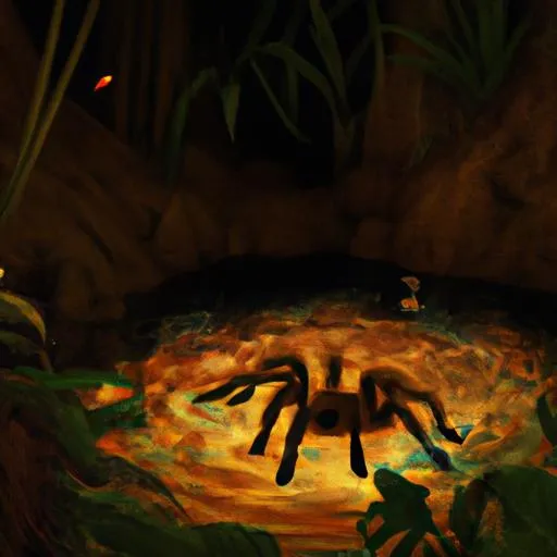17700 tarantula and frog mutualism 2
