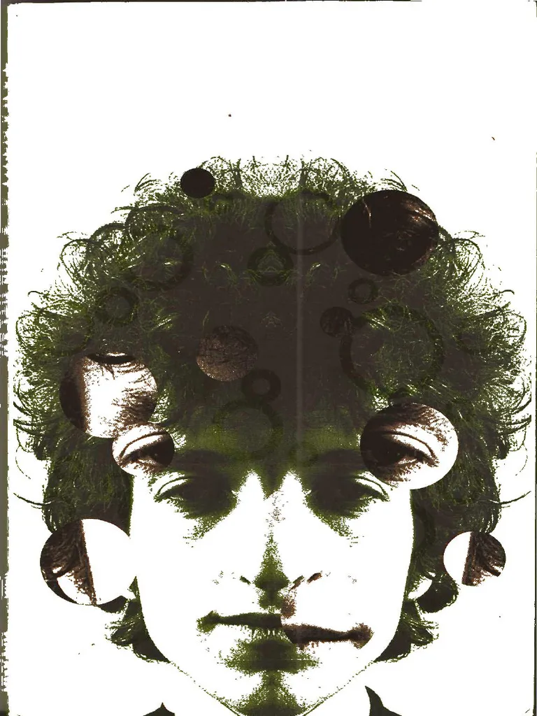 17709 bob dylan portrait