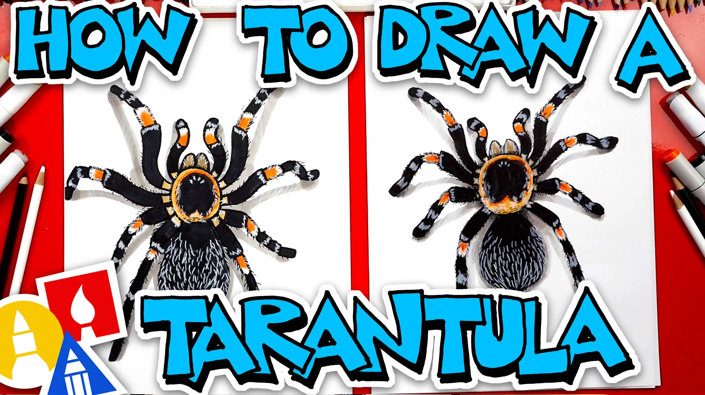 17772 tarantula drawing materials